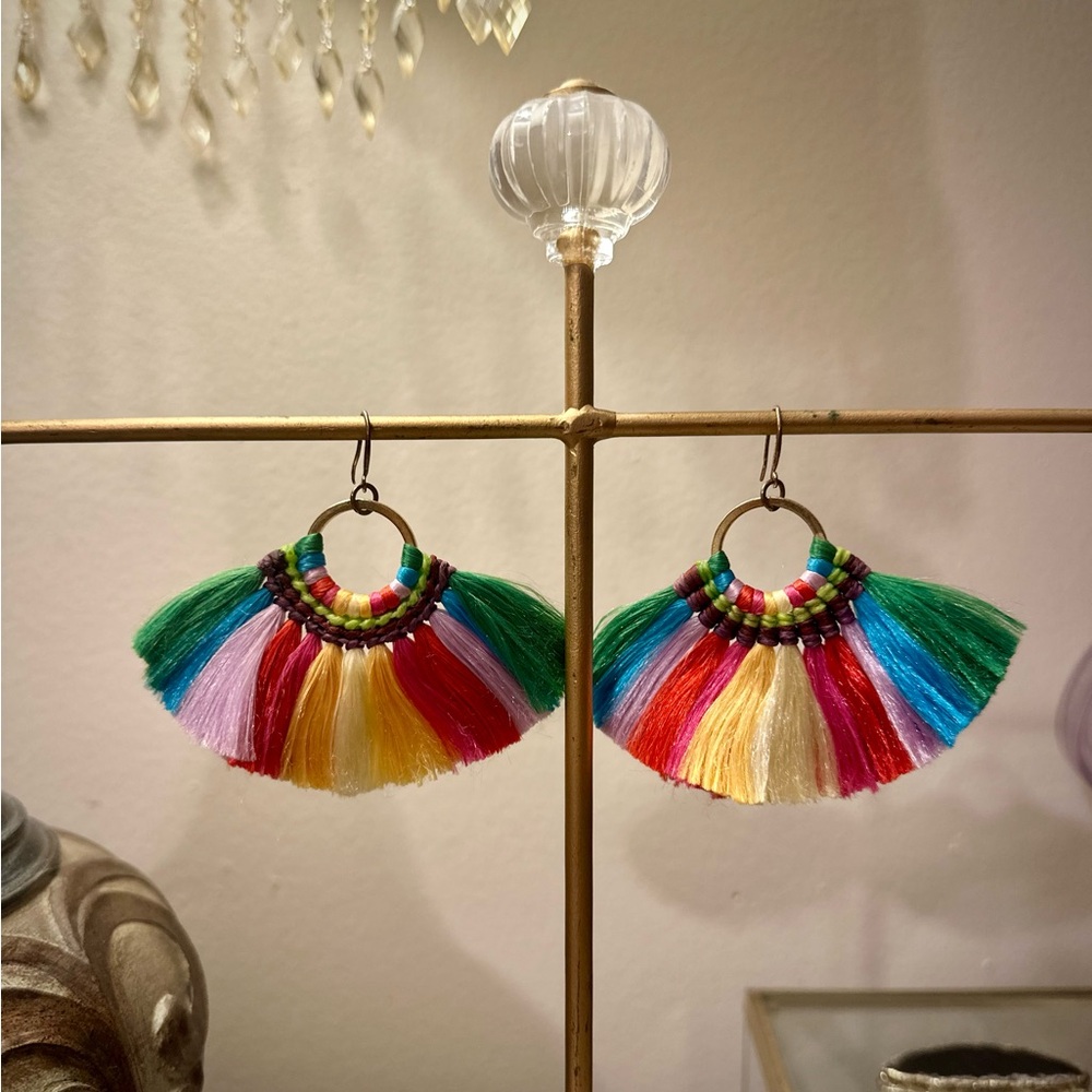 Colorful Tassel Earrings